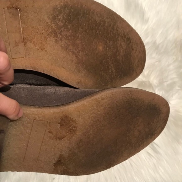 Zara Man Brown Suede Leather Pull On Moto Chelsea Ankle Boots Men\'s 44 / 10.5 main image 7